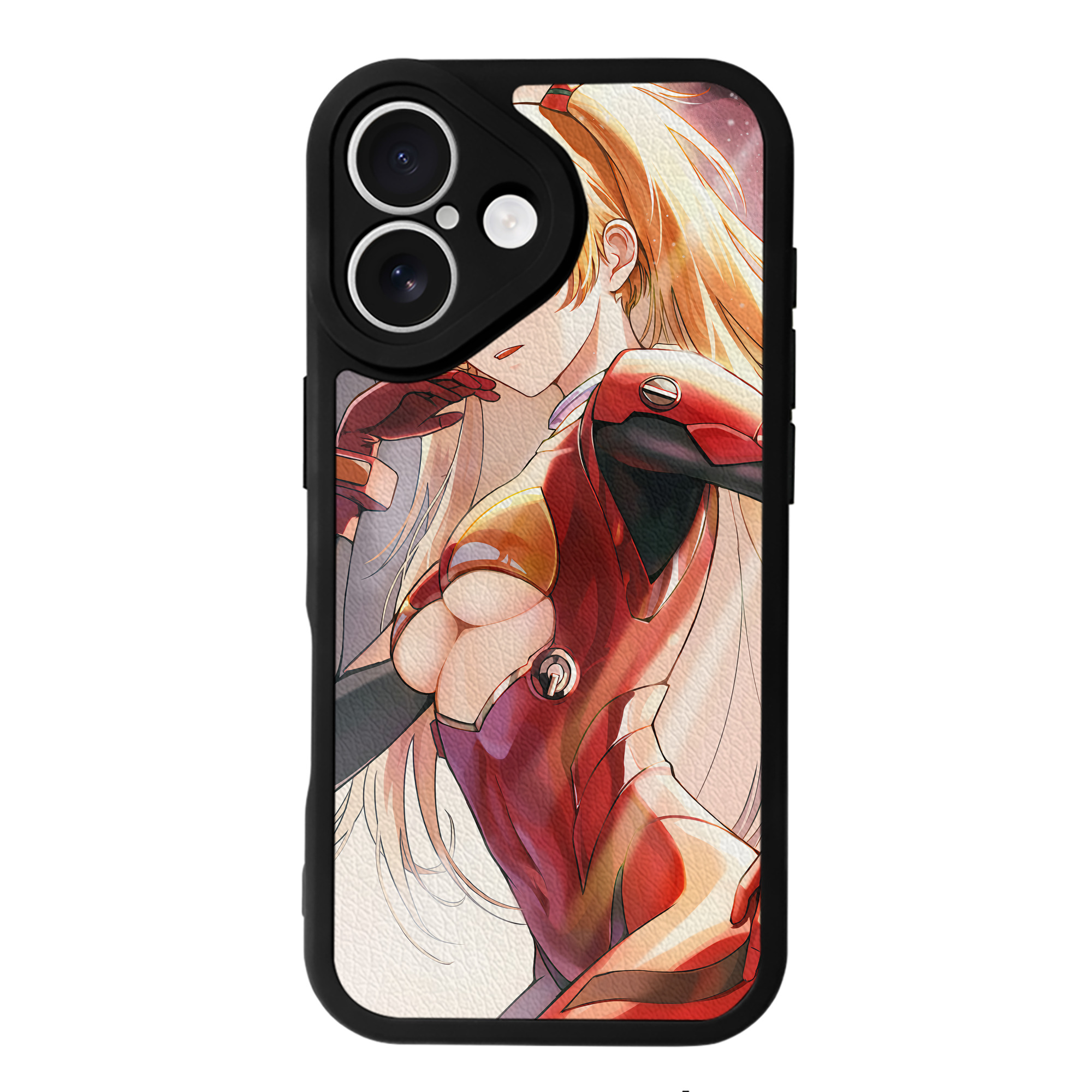 （画像用） EVA 新世紀エヴァンゲリオン 【iPhone 16シリーズ対応】シリコンスマホケース（レザー調） 材質：シリコン